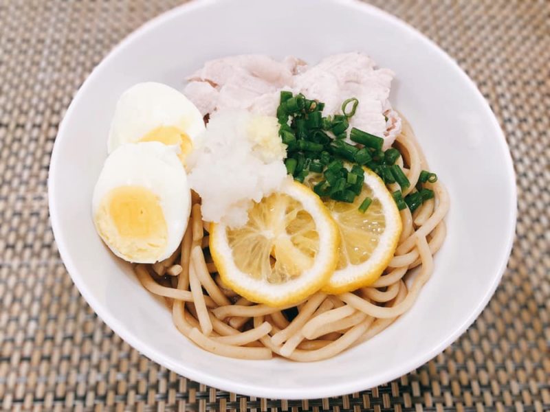 レモン香る 豚しゃぶ冷やしうどん ホーチミンでも健康和ごはん